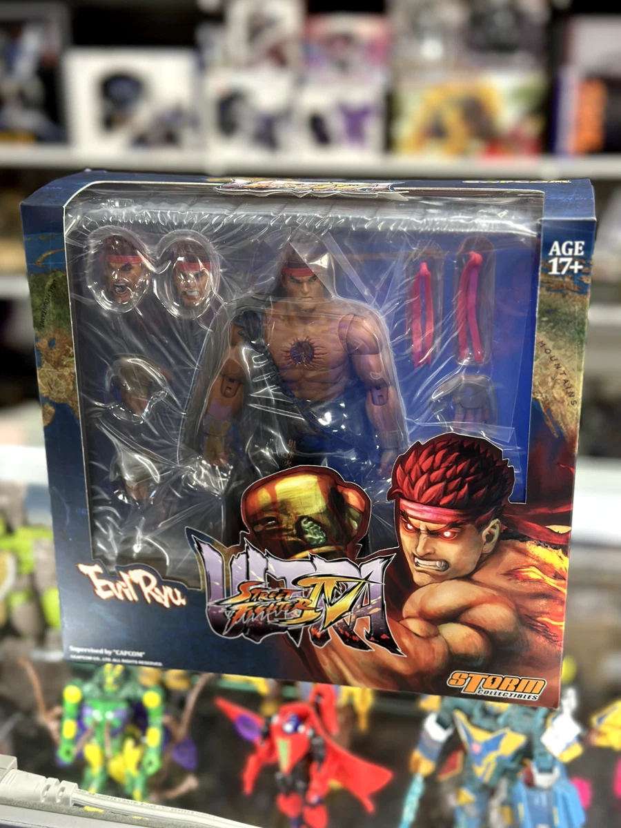Figurine Street Fighter Evil Ryu SOTA Toys - 24 Cm, édition Limitée 2005