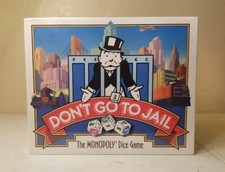 New Sealed Don't Go to Jail The Monopoly Dice Game 1991 No.0034