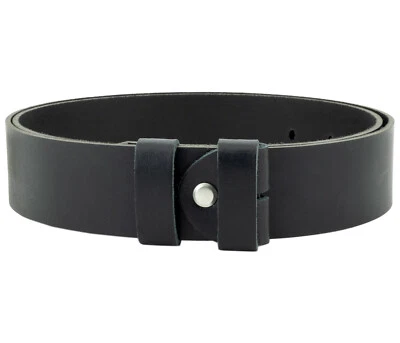 Echt Ledergürtel 4 cm ohne Schnalle Wechselgürtel Leder Schwarz Wechsel Gürtel