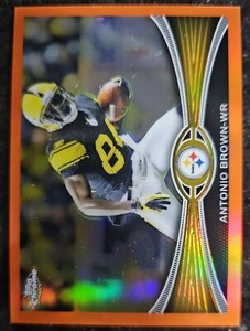 Antonio Brown 2012 Topps Chrome Orange Refractor