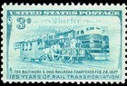 1952 B. & O. Railroad Single 3c Postage Stamp - Sc# 1006 - MNH,OG cx911
