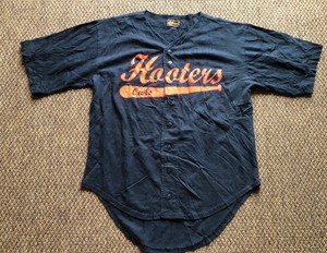 hooters baseball jersey