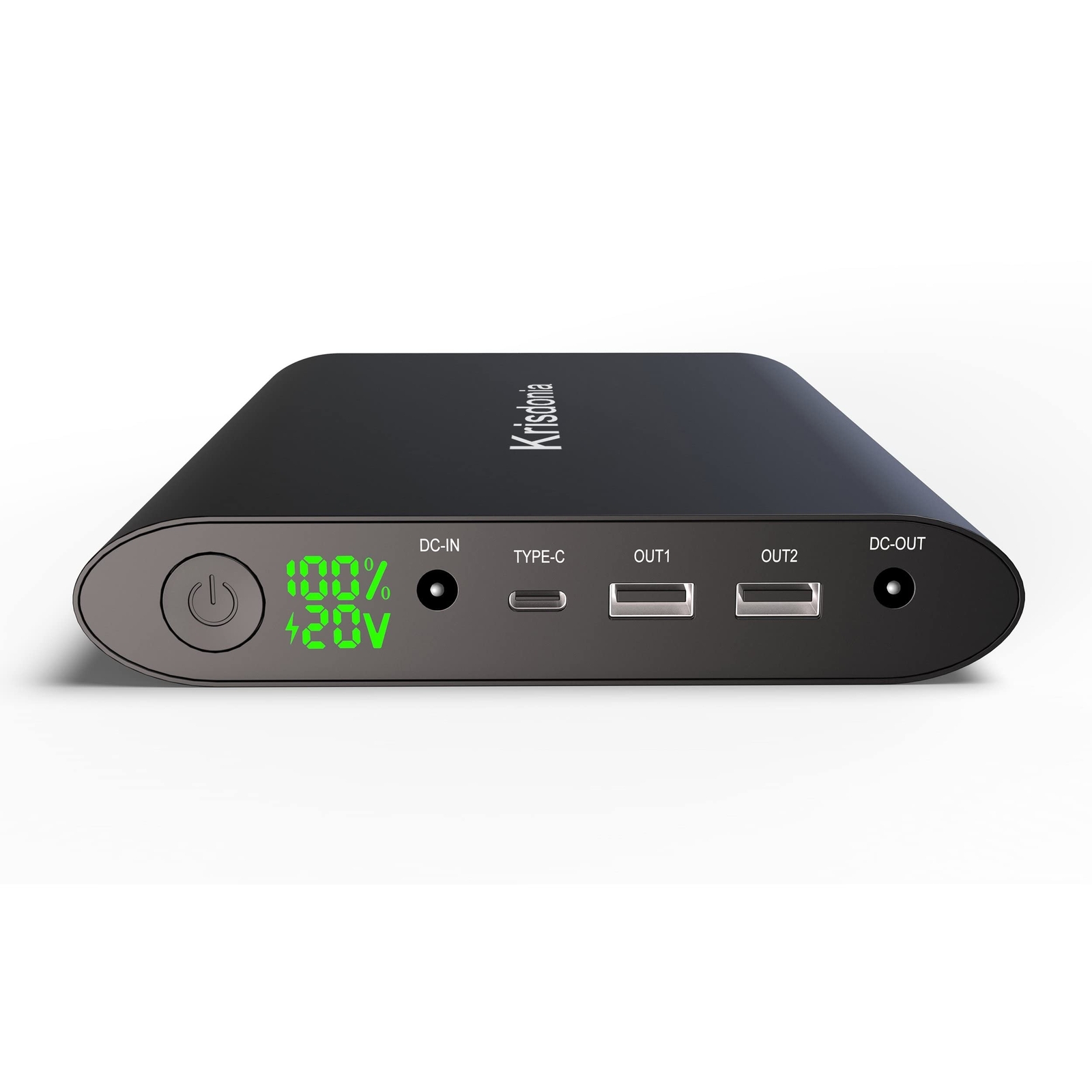 High-Capacity Krisdonia 50000mAh Laptop Power Bank - Supports 5/9/12/16/19/20V Laptops