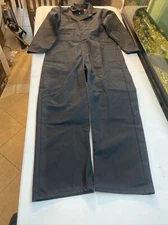 Red Kap Coveralls 44 RG Mens Black Mechanic 