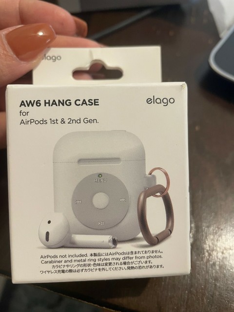 elago Aw6 White Hang Case for Apple Airpods 1st \u0026 2nd Gen Ship for sale  online | eBay