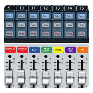 Magnetic Labels for PreSonus StudioLive mixers 