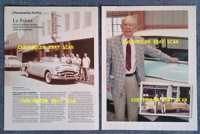 Paris Illinois Packard Dealership Palma Motors History Info Article ''Lu Palma''