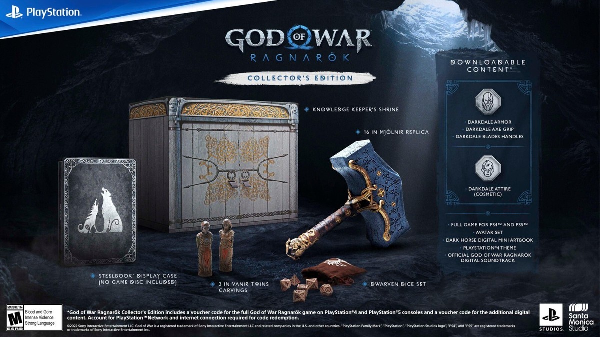 God of War Ragnarök Collector's Edition Bundle (Game & Items Only