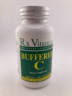 Rx Vitamins Buffered C 1000 mg 90 caps Exp 04/26