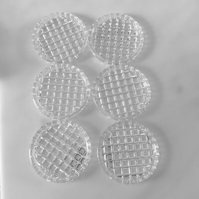 Coasters 3.5'' Six Tritschler Winterhalder Bleikristall & Lead Crystal Germany