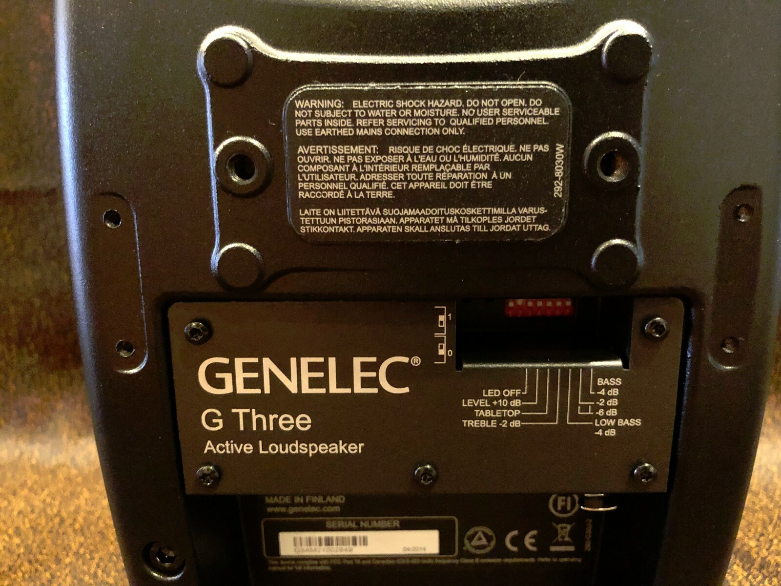 g three active speaker