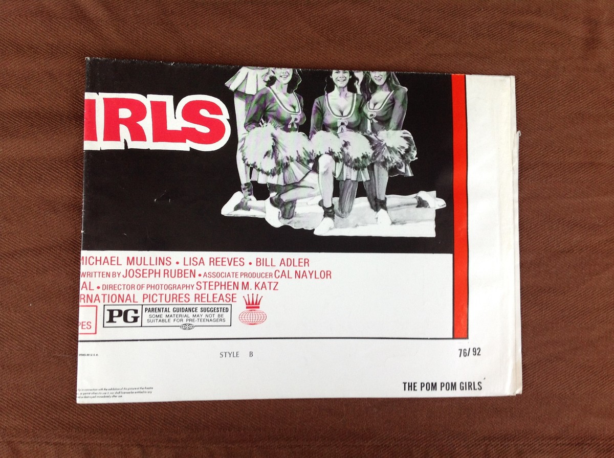 1976 The Pom Pom Girls Original Movie House Full Sheet Poster | eBay