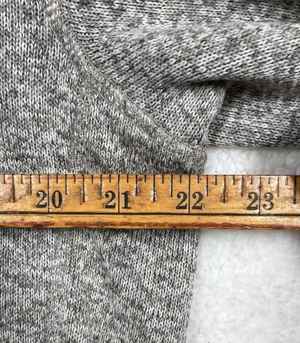 Eddie Bauer Herren 1/4 Zip Pullover grau meliert - Strick/Fleece Gr. Lg/Tall. - Bild 9 von 13