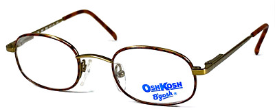 OSH KOSH B GOSH OK387 003 NOS Kids Brown Tortoise Eyeglasses Frame 41-19-120