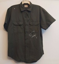 Vtg Big Mac Penn Prest Penney's Work Button Shirt Green