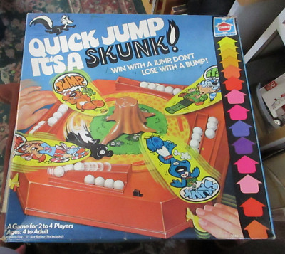 1980 Quick Jump It's a Skunk! Game Hasbro Complete with Instructions # 2240