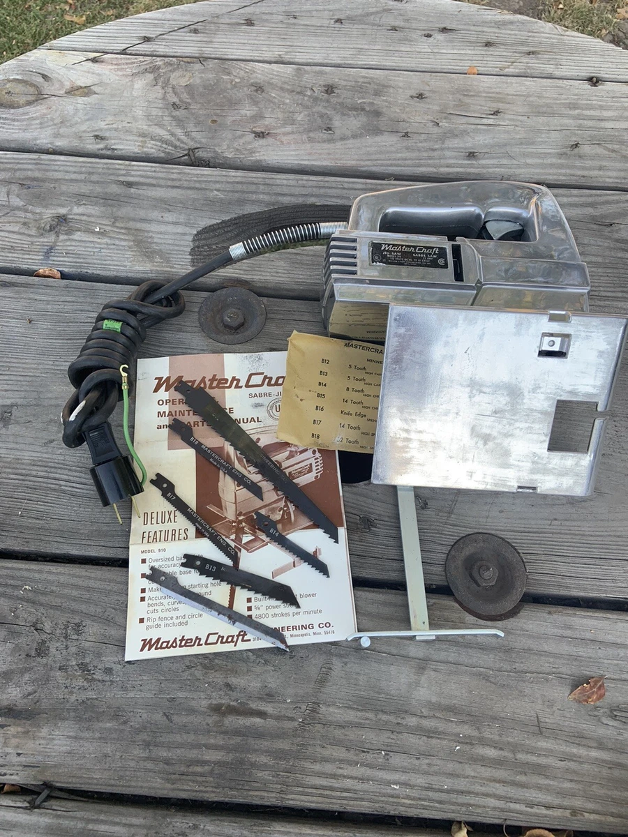 Vintage Master Craft Jig Saw Sabre Saw Model 910