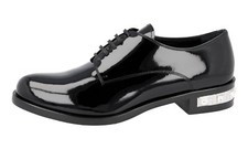 MIU MIU by PRADA Patent Leather CRYSTAL Heel Dress Shoes NEW -  US 10 EU 40 UK 7