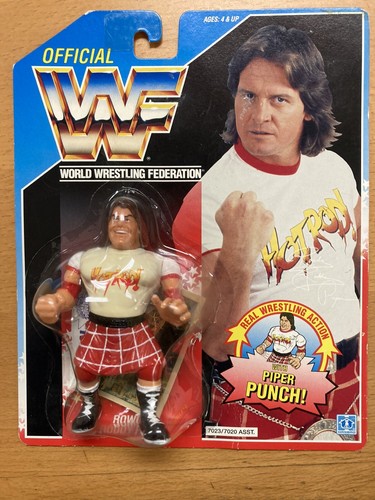 Rowdy Roddy Piper HASBRO Series 2 Blue Card WWF WW...