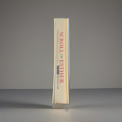 Scroll Of Ester Facimile  Souvenir From The Jewish National University Libary
