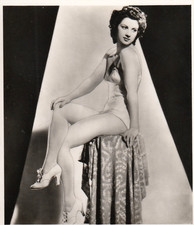 ROSE HARVEY -state express HOLLYWOOD starlet PIN-UP 1939 cig card/ VG