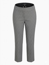 Hilary Radley Casual Business pants Women's Large Black/White 