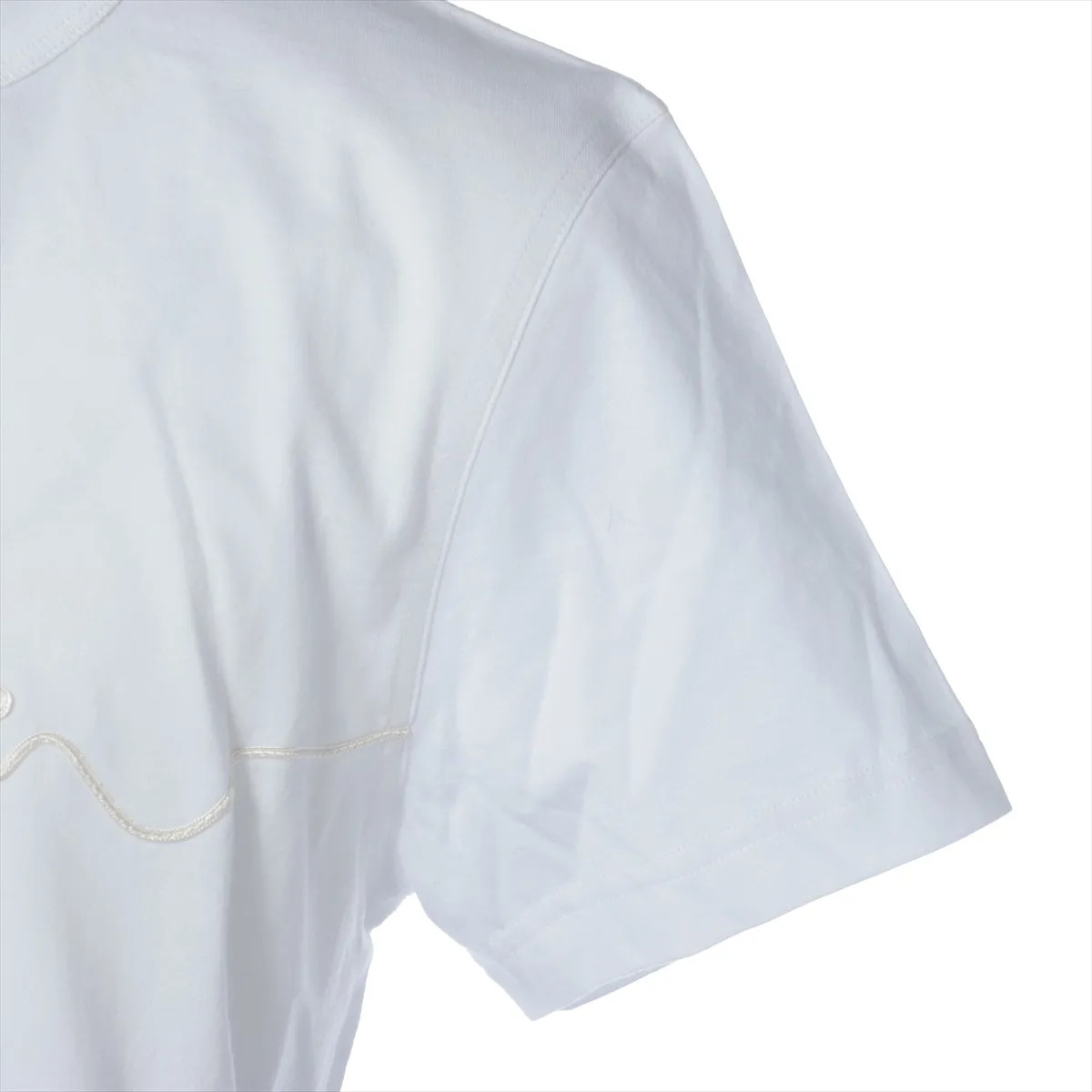 Dior 26SS Cotton T-shirt L Men's White  613J668A0677 Ribbon thumbnail 3