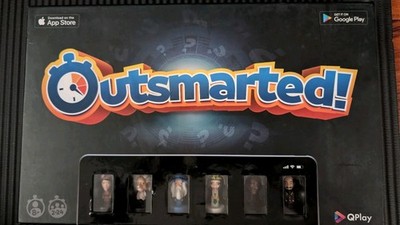 Outsmarted The Live Family Quiz Show Board Game 2-24 Players QPlay AppleAndroid 