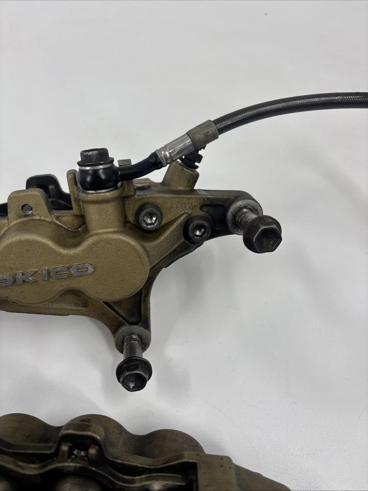 Pinzas Tokico Gold 6 Pot Suzuki Hayabusa 6 pistones Zx7r Zx9r 90 mm #D48 Foto 4 de 4