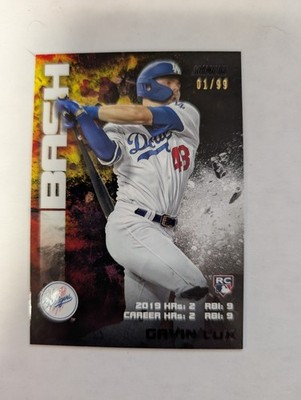 2020 Topps Stadium Club - Bash & Burn Gavin Lux #BAB-12 Black 01/99!!! (RC)