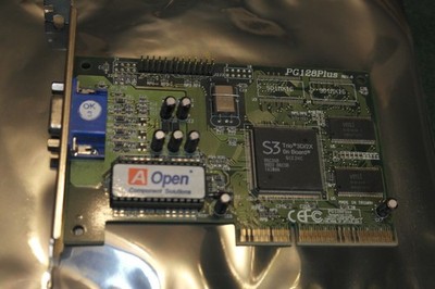 AOpen PG128Plus S3 Trio 3D/2X 86C368 4 MB 2x AGP VGA Grafikkarte