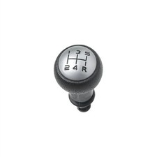 5 Speed Matte Chrome Gear Knob For Peugeot 207 307 301 Partner Tepee