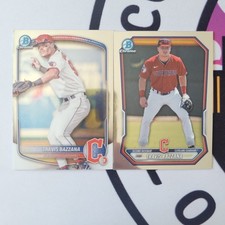 Travis Bazzana - Bowman Chrome Lot Of 2 (Bowman 2026 + Bowman 2025) Cleveland