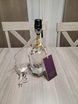 Lillian August Crystal Table Lamp New with Tag No Shade