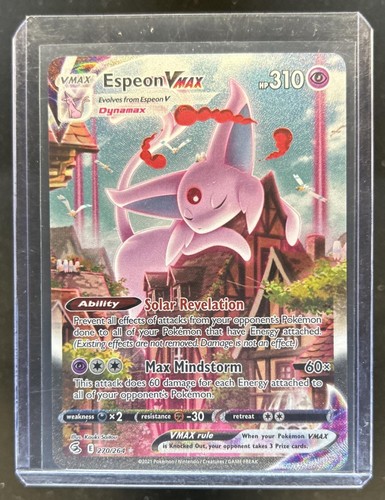 2021 Pokemon SWSH Fusion Strike Espeon VMAX #270/264