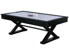 7 FOOT PREMIER AIR HOCKEY "THE X-TREME" IN BLACK w/METAL LEGS  BERNER BILLIARDS