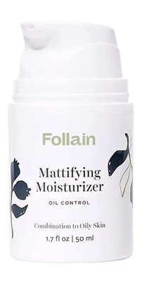 Follain Mattifying Moisturizer.Oil Control-AHA,BHA,Bakuchil,Peptide Complex-50ml