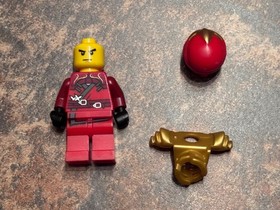 Lego Ninjago Kai Minifigure Red w/ Gold Shoulder (9441, 9449)