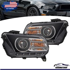 For 2013-14 Ford Mustang Hidxenon Model Led Drl Projector Headlights For 2013-14 Ford Mustang Hidxenon Model Led Drl Projector Headlights