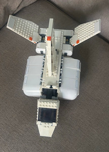 LEGO Spaceship/Vehicle Built Model White & Gray Plastic Construction