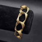 12K Gold Filled Wire Link Bracelet Vintage Costume Jewelry