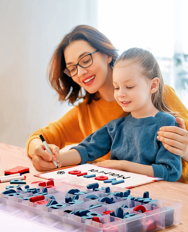 JoyNote Classroom Magnetic Letters Kit 234 Pcs with Double-Side Magnet Board - Image 3 of 4