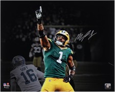 Micah Parsons Green Bay Packers Signed 16x20 First Packers Sack Spotlight Photo