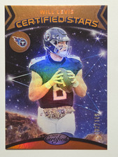 Panini 2024 Certified Mirror Orange Will Levis /149 Titans Certified Stars #3