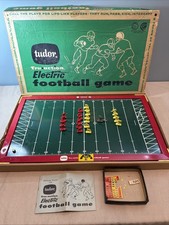 Vintage Tudor Tru Action Electric Football Game Model 500 Tested Working 1960s