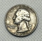 1952 D Washington Quarter