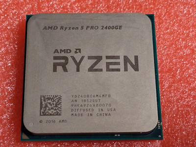 AMD YD240BC6M4MFB Ryzen 5 PRO 2400GE 3.2 GHz Socket AM4 Desktop CPU