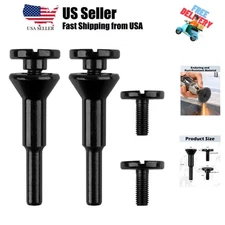 2 Pack Die Grinder Cut Off Wheel Arbor, Mounting Mandrel 3/8" & 1/4" Arbor fo...