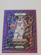 2023-24 Panini Prizm Monopoly - Keegan Murray #78 Purple Wave Prizm