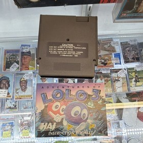 HAL America Adventures of Lolo 3 NES Completo con Caja y Manual E 1991 NTSC-U/C